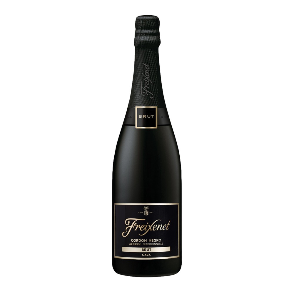 Logo Branded Etched Freixenet Cordon Negro Brut w/Color Fill