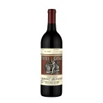 Etched Heitz Cellar Cabernet Sauvignon Napa Valley Red Wine w/Color Fill with Logo