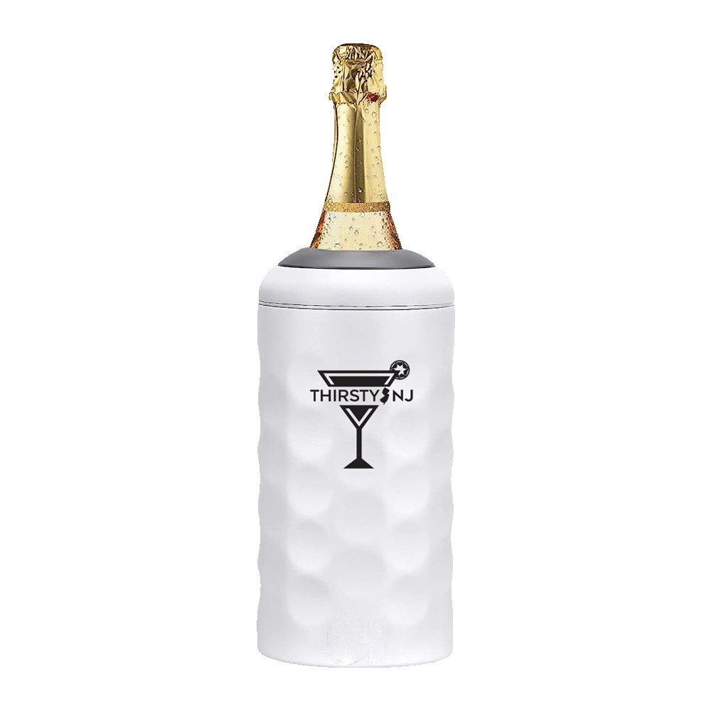 1-Bottle Stainless Steel Ridge Chiller (Vacuum-Insulated) with Logo