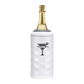 1-Bottle Stainless Steel Ridge Chiller (Vacuum-Insulated) with Logo