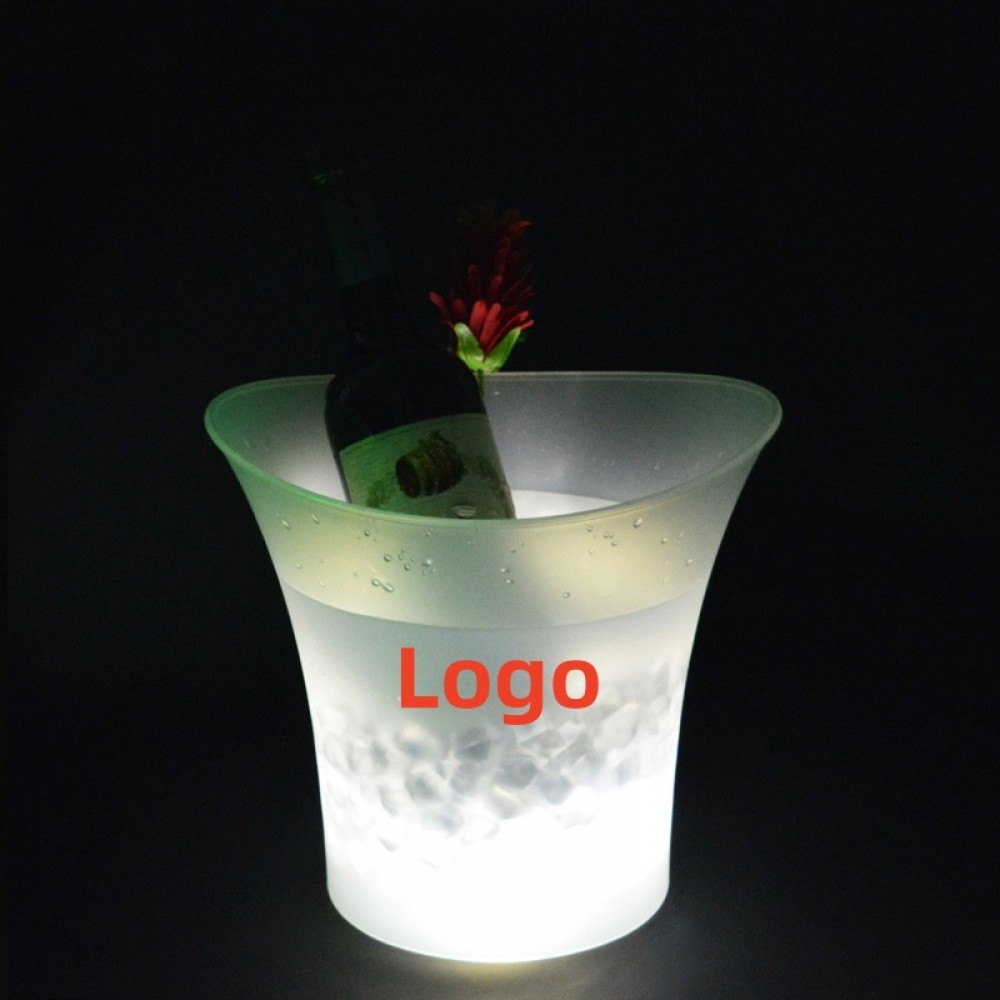 Personalized Custom Plastic LED Ice Bucket ( 5L )