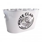 10L Galvanized Deep Beverage Tub with Logo