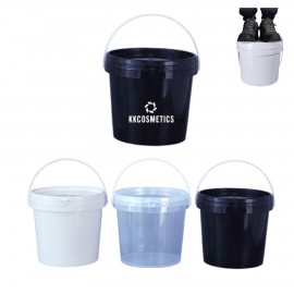 Promotional Customized 72 oz Party Plastic Ice Bucket Pail with Lid/Handle