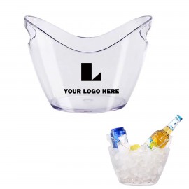 Custom 4 Liter Clear Acrylic Ice Bucket