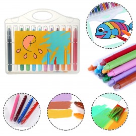 Logo Branded 12 Colors 3-in-1 Gel Crayons