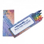 Prang Impressionist 4 Pack Crayons (Imprinted) Custom Printed