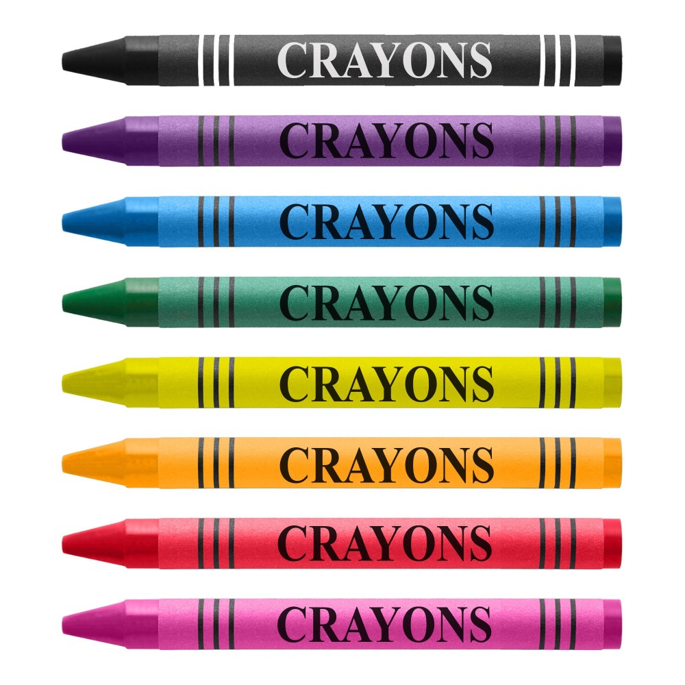 Marketing 8 Color Crayon Packs