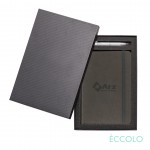 Eccolo Memphis Journal/Clicker Pen Gift Set - (M) Grey with Logo