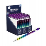 Logo Branded Custom Velvet Stylus Iridescent Pens with Display Box