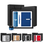 Logo Branded Gift Set Box Smart Vacuum Bottle Pen Notebook