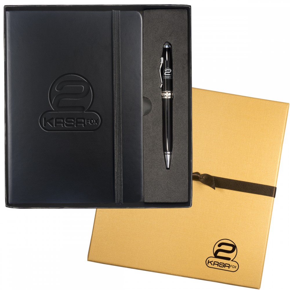 Tuscany Journal & Executive Stylus Pen Set with Logo