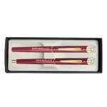 Color Collection - Garland USA Made Metal Pen & Pencil Sets | High Gloss Finish | Gold Accents with Logo