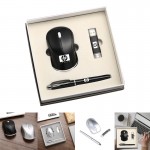 Custom Employee Award Gift Set Pen, Wireless Mouse And 8Gb Usb Flash Disk