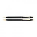 Custom Printed Cross Classic Century Classic Black Pen and Pencil Set