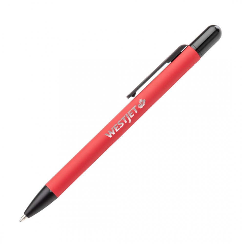 Alaia Pen w/Highlighter - Red with Logo