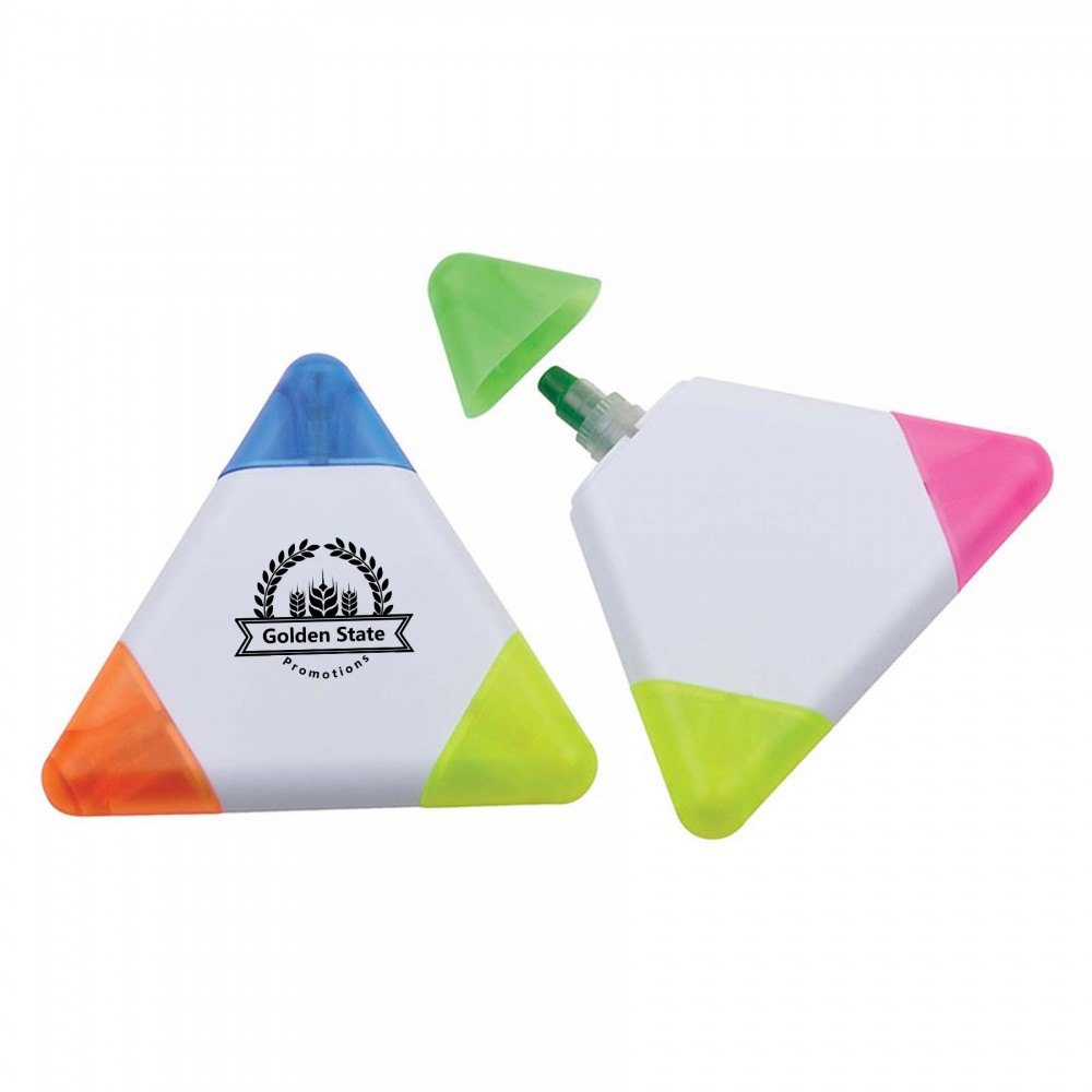 Tri-Color Highlighter with Logo