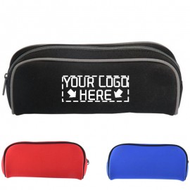 Wholesale Simple Luxury fashionable business portable pencil case magnetic  customized laser logo clamshell single pen PU leather box From m.
