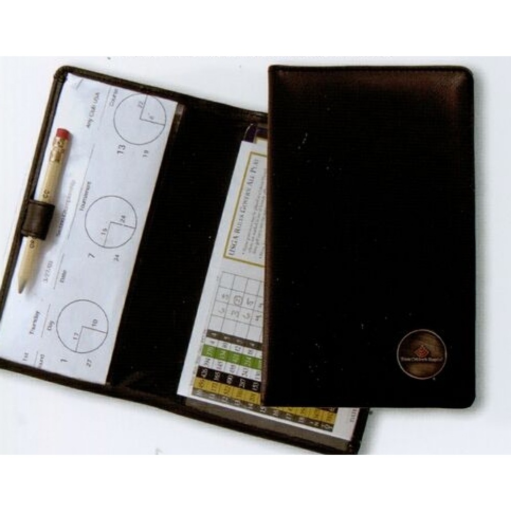 Custom Printed Leatherette Golf Scorecard Holder