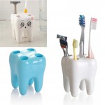 Tooth-Shaped Toothbrush Shelf Rack Holder Custom Printed