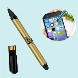 Custom Engraved 3-in-1 Flash Drive Stylus Pen