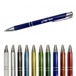 Metal click-action ballpoint pen Custom Engraved