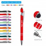 Ballpoint Pen with Stylus Tip Logo Branded