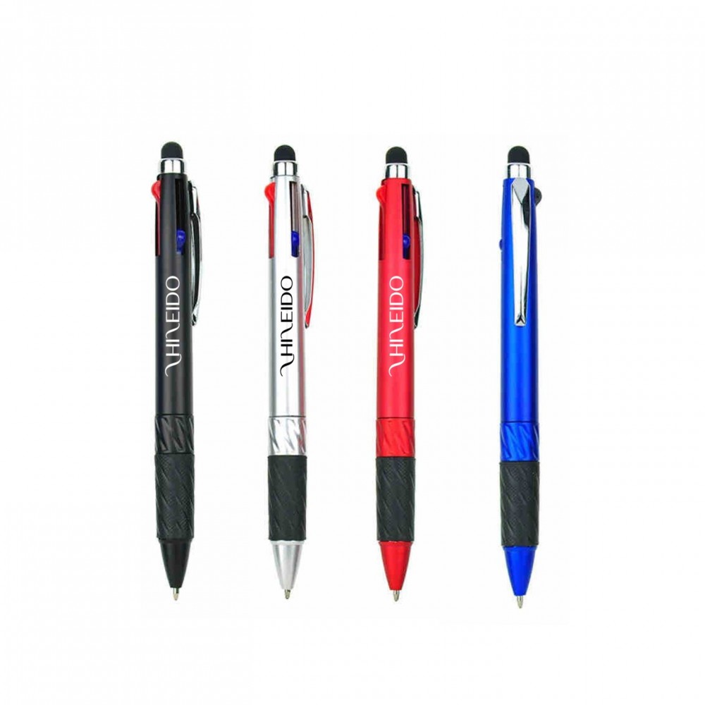 Custom Engraved 3-color Ink Stylus Pen