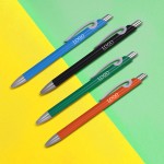 Custom Engraved Solid Plastic Ballpoint Click Pen