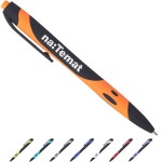 Logo Branded Rubberized Plastic Ballpoint Pen