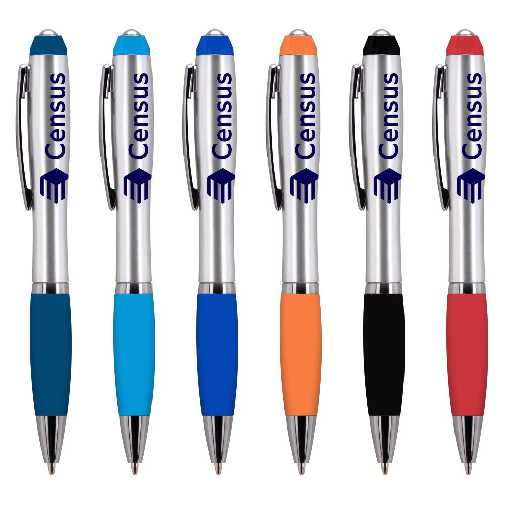 Rock 'N Roll Curvaceous Ballpoint Pen Logo Branded