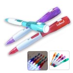 Custom Engraved 3-In-1 LED Ballpoint Pen w/ Counterfeit Detector