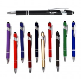 Custom Imprinted Stylus Ballpoint Pen Laser Engraved Personalized Elegant