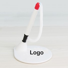 Logo Branded Big Printing Area Base Desk Counter Pen