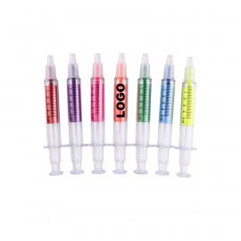 Custom Imprinted Syringe Shaped Highlighter Pen