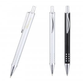 Brighton Ballpoint Click Pen (Silver) Custom Engraved