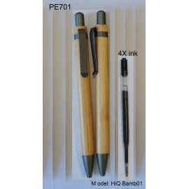 Bamboo Pen 01 - Prices include laser Engraving Custom Engraved