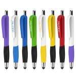 Custom Imprinted Comfort Grip Pens With Touchscreen Tip