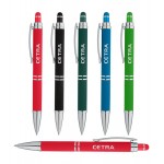 Hex Grip Soft Touch Stylus Pen Logo Branded