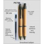 Custom Engraved Bamboo Pen 04, Price Includes engraving on one side.