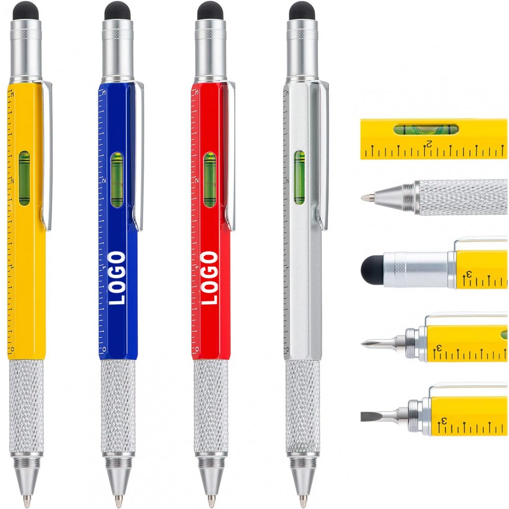 6 in 1 Multifunction Pen Custom Engraved