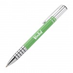 Gerald Clicker Pen - Lime Green Custom Imprinted