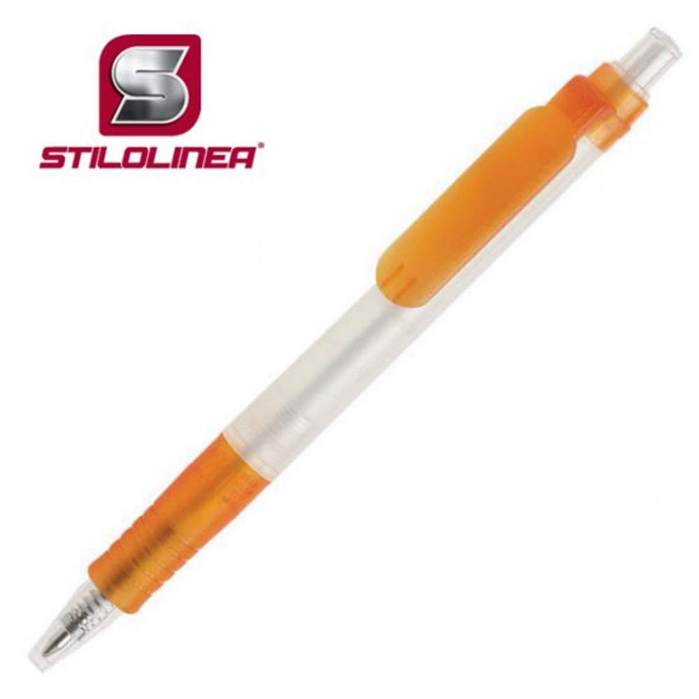 Eco Pen Translucent Barrel - Orange Custom Engraved