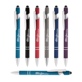 Velvet Soft Touch Stylus Logo Branded