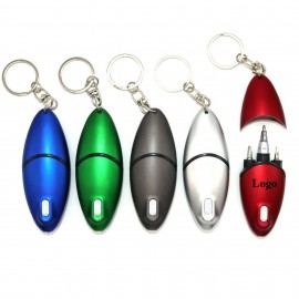 Led Ballpoint Pen Keychain Custom Engraved