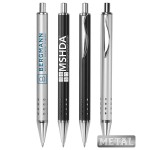 Pinpoint Metal Click Pens Logo Branded