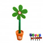 Flower Ballpoint Pen With Pot Stand Custom Engraved