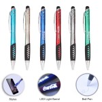 Stylus Ballpoint Pen With Bright Logo Custom Imprinted