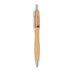 Custom Engraved Juniper Click-Action Bamboo Pen