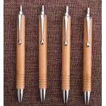 Custom Imprinted Eco Bamboo Pen (spotted handle)