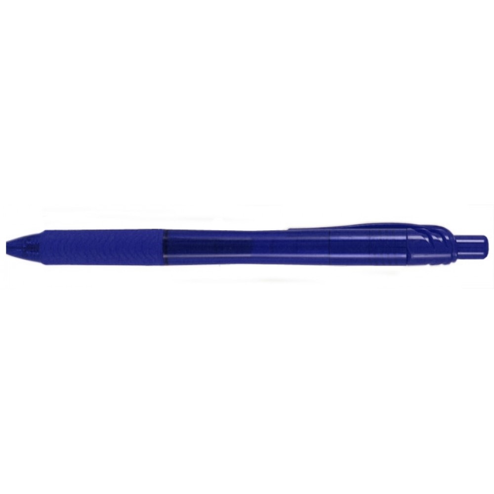 Custom Imprinted Energel-X Bold Metal Tip Gel Ink Pen - Blue